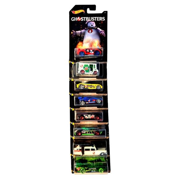 Hot Wheels Mattel GHOSTBUSTERS 2016 Series #1- 8 Complete Set Sealed On Card - Picture 1 of 16